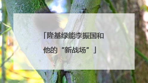 隆基绿能李振国和他的“新战场”