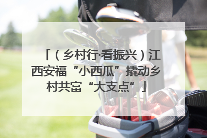 （乡村行·看振兴）江西安福“小西瓜”撬动乡村共富“大支点”