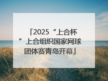 2025“上合杯”上合组织国家网球团体赛青岛开幕