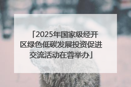 2025年国家级经开区绿色低碳发展投资促进交流活动在蓉举办