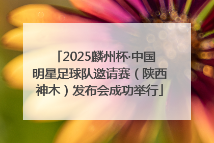 2025麟州杯·中国明星足球队邀请赛（陕西神木）发布会成功举行