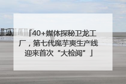 40+媒体探秘卫龙工厂，第七代魔芋爽生产线迎来首次“大检阅”