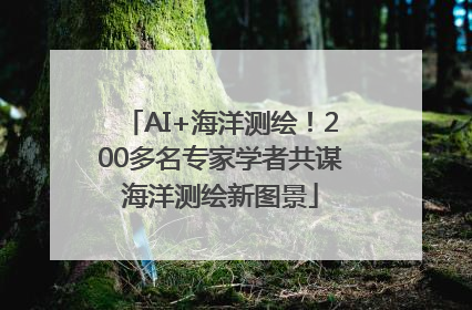 AI+海洋测绘！200多名专家学者共谋海洋测绘新图景